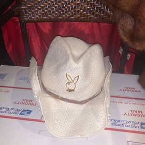 📌💥Playboy Official Cowboy Hat!!!Very Rare